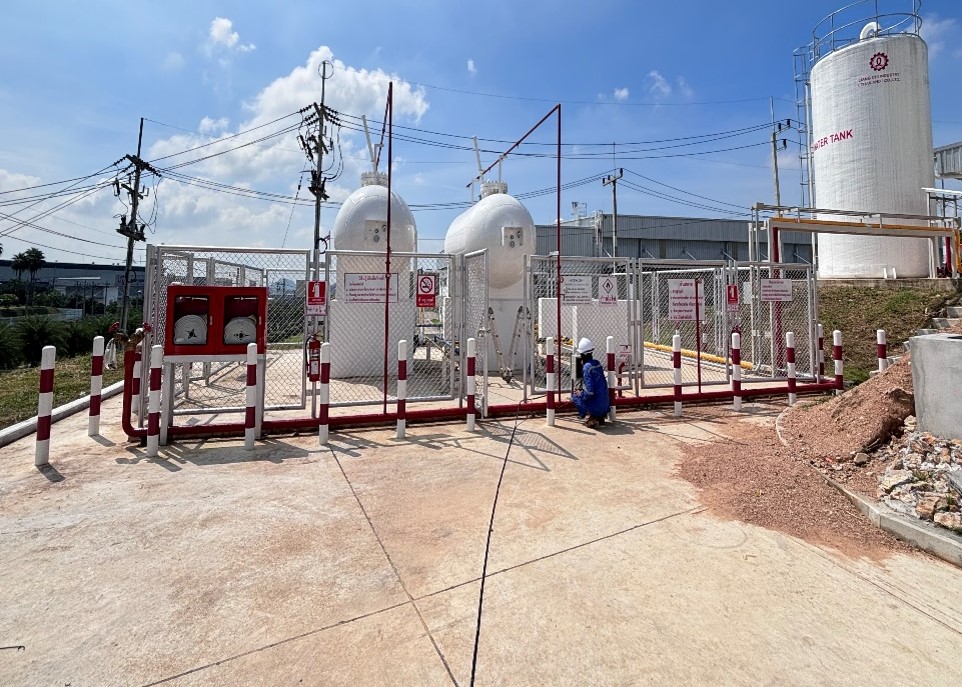 LPG BULK TANK  GAS SUPPLY SYSTEM